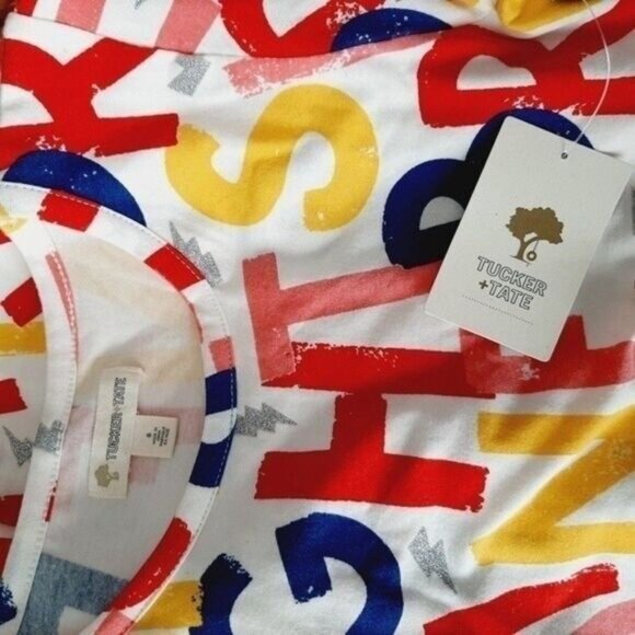 TUCKER + TATE | New - Shine Bright  Long Sleeve Dress Girls Sz 8 - Picture 7 of 9